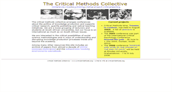 Desktop Screenshot of criticalmethods.org